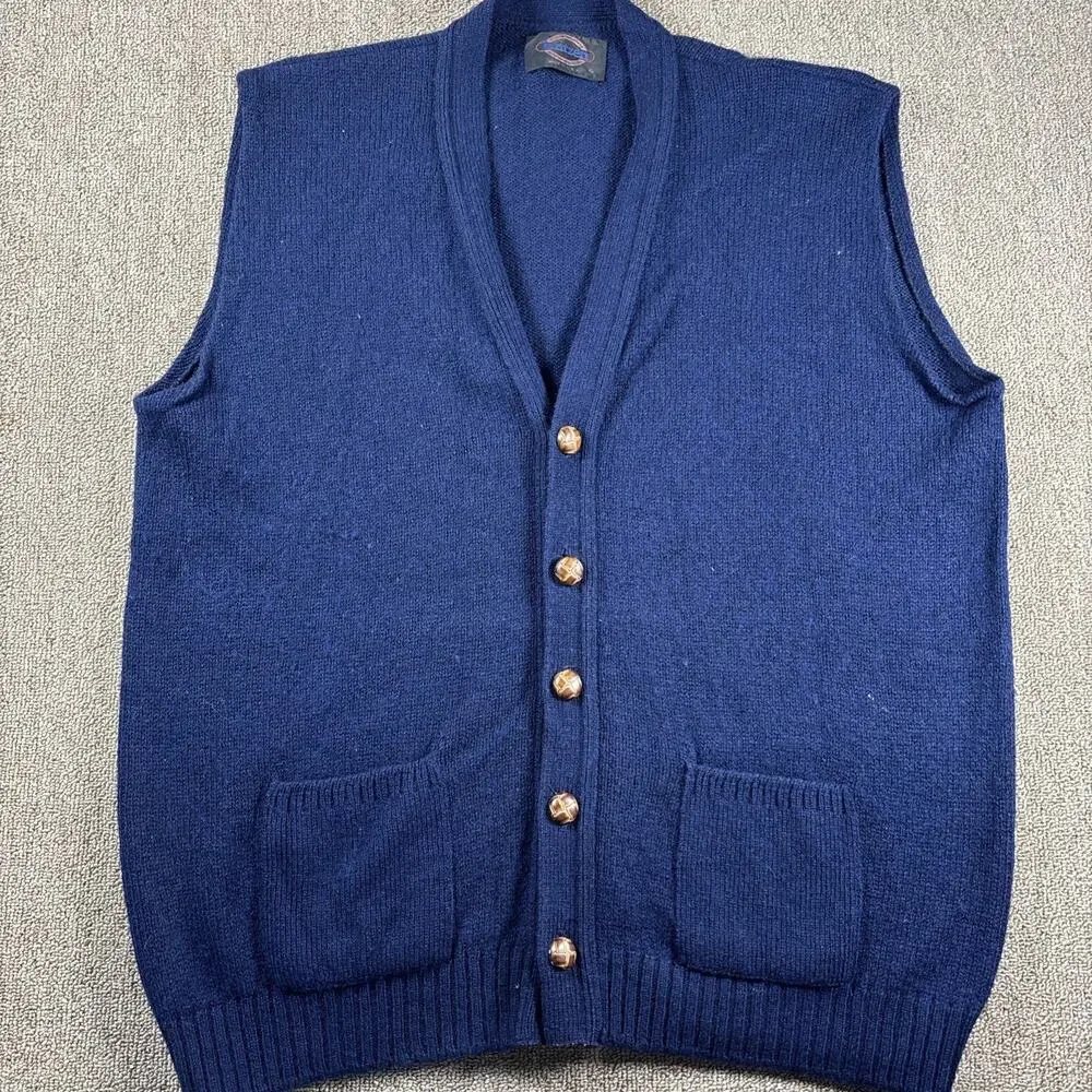 Jantzwn Vintage Men’s Cardigan Sweater Wool XL Made In USA